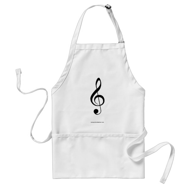 Avental Treble Clef Apron (Frente)