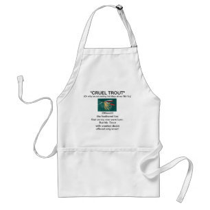 Avental "Trout Fin Wet Fly-Cruel Trout" Apron