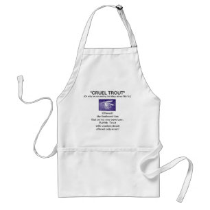Avental "Truta Purple Wet Fly-Cruel" Apron