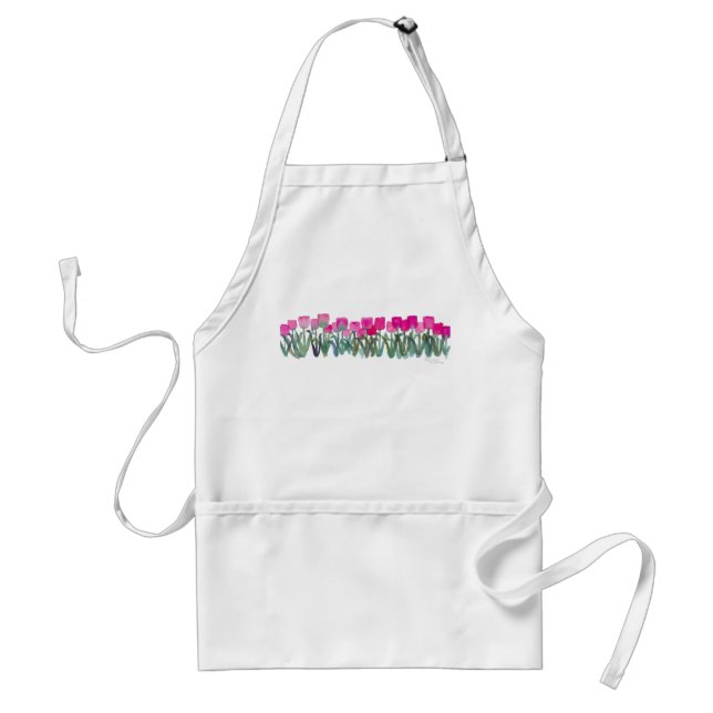 Avental Tulip Apron Rosa (Frente)