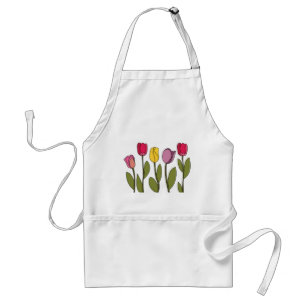 Avental Tulipa Floral Colorida Tulipa