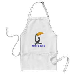 Avental Turião feliz e bonito sorrindo desenho exótico de 