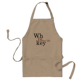 Avental uísque é minha vida