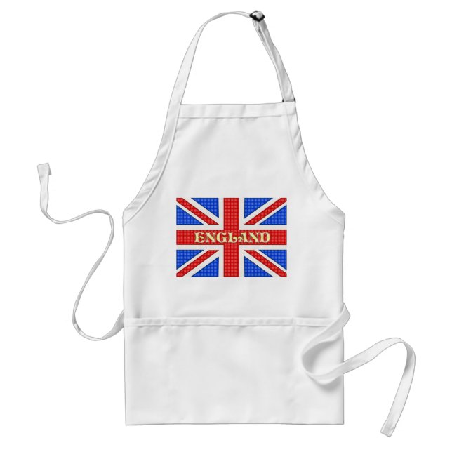 Avental Uma bandeira de bandeira da Union Jack texturizada (Frente)
