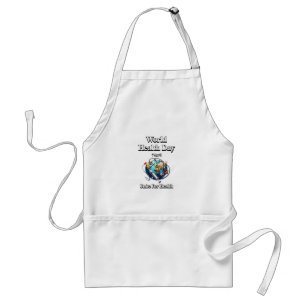 Avental Unir Para A Saúde. Dia Mundial da Saúde. Camiseta