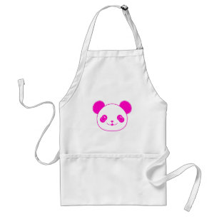 Avental Urso Panda de Kawaii Rosa