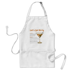 Avental Vamos De Hora De Cocktail Obter Receita De Martini
