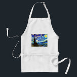 Avental Van Gogh Starry Night Fine Art<br><div class="desc">Starry Night, belas artes de Vincent van Gogh.</div>