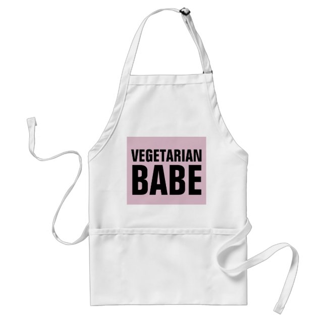 Avental VEGETARIANO BABE LADIES Kitchen Aprons (Frente)