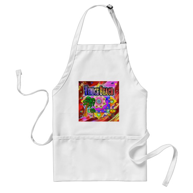 Avental Venice Beach Tropical Friends Apron (Frente)