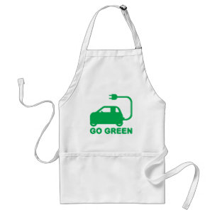 Avental Verde ~ Dirigir Carros Elétricos