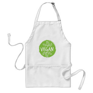 Avental Verde vegetariano