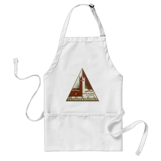 Avental Viagens vintage, Hotel Trans Atlantique, Argélia (Frente)