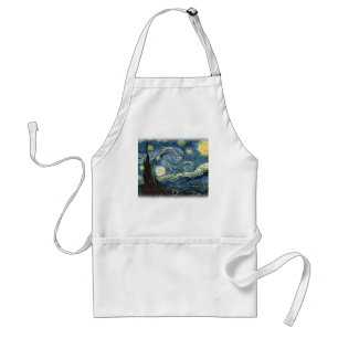 Avental Vincent van Gogh, Noite Estrelada. Arte famosa.