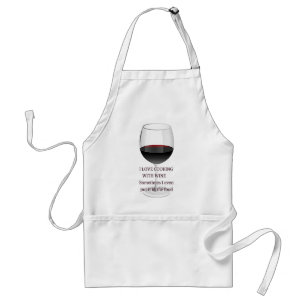 AVENTAL VINHO - COZINHAR DO AMOR DE I COM VINHO
