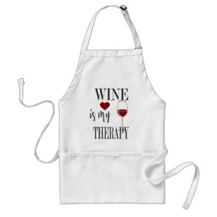 Avental Vinho É Minha Terapia Apron