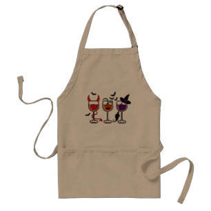 Avental Vinhos de Halloween
