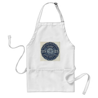 Avental Vintage 25c Beer Revenue Stamp Apron