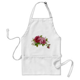 Avental Vintage Cabbage Rose Elegance 