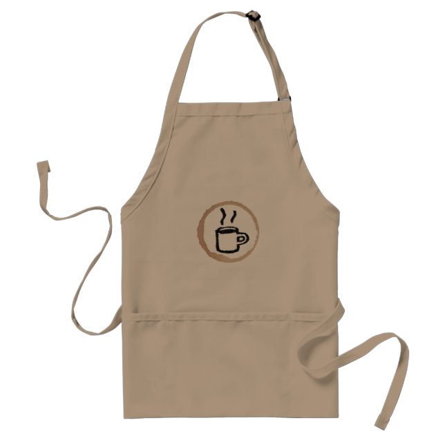 Avental Vintage Café Barista Uniform (Frente)
