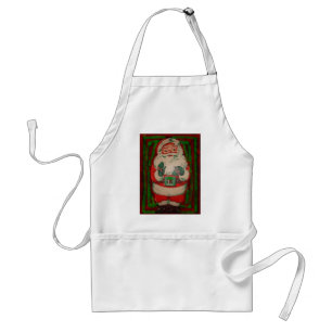 Avental Vintage Retro Santa Claus