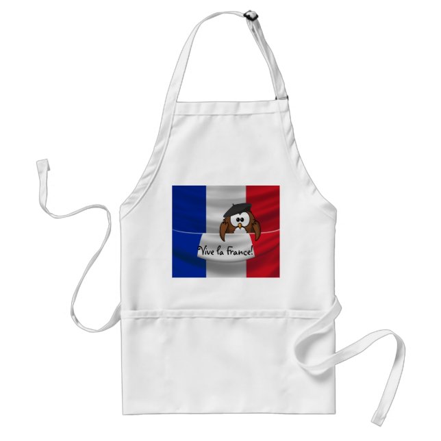 Avental Vive la France! (Frente)