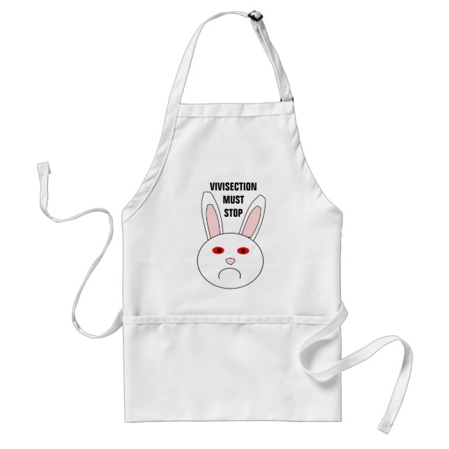 Avental Vivisecção Deve Parar Apron (Frente)
