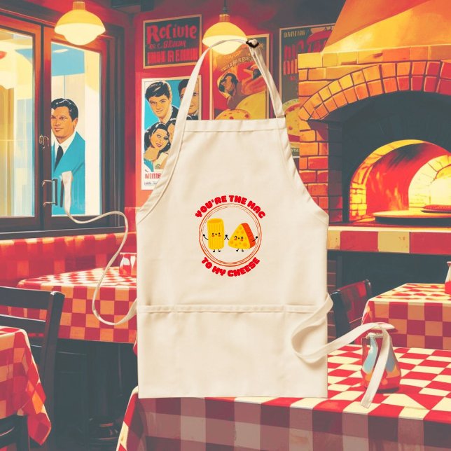 Avental Você é o Mac para o meu queijo - Comida de confort (Criador carregado)