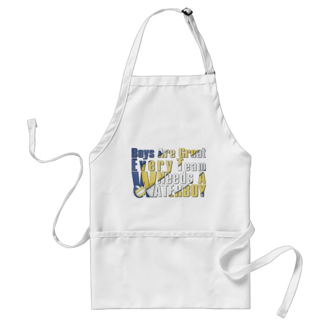 Avental Voleibol de Waterboy em azul e amarelo (Frente)