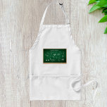 Avental Voltar ao Ensino do Chalkboard de Ciências Escolar<br><div class="desc">Faça da ciência parte da sua rotina na cozinha com este avental "Back to School Science". Com um cheio ao estilo do quadro-negro de ilustrações educacionais como padeiros, planetas e cadeias de DNA, é perfeito para professores, estudantes e qualquer um que ame STEM e cozinhar. Excelente para projetos escolares, eventos...</div>