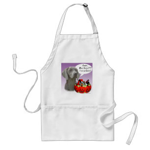 Avental Weimaraner Halloween Candy