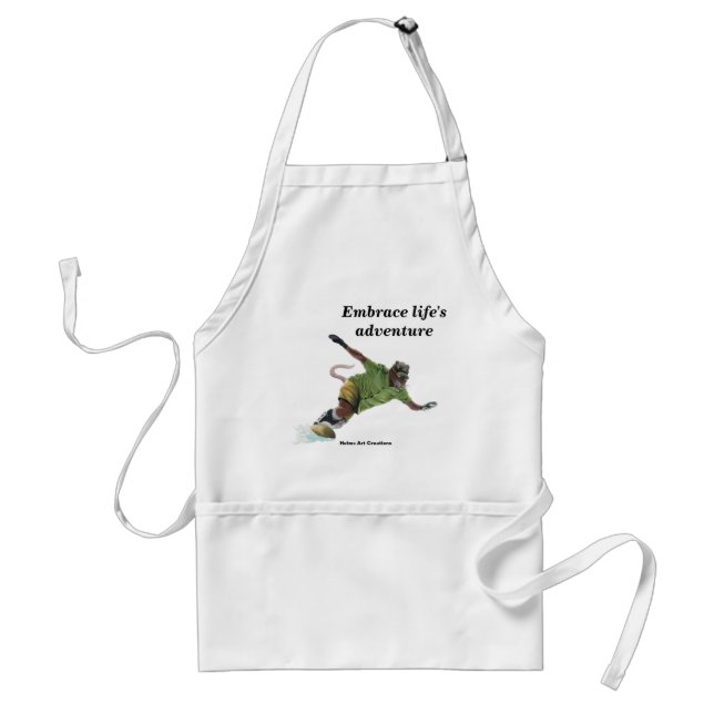 Avental Wererat Snowboarder Sport Fantasy Art Apron (Frente)