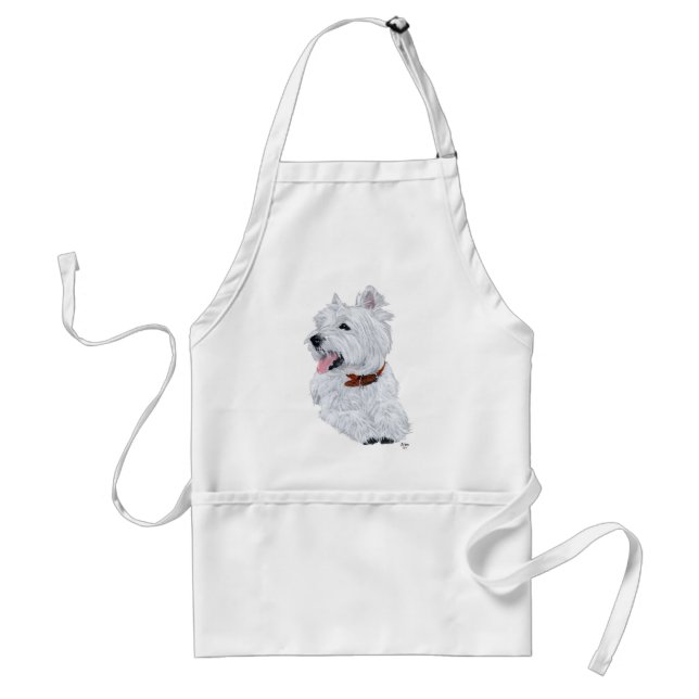 Avental West Highland White Terrier Alegre (Frente)