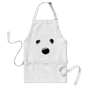 Avental Westie Terrier Face Apron