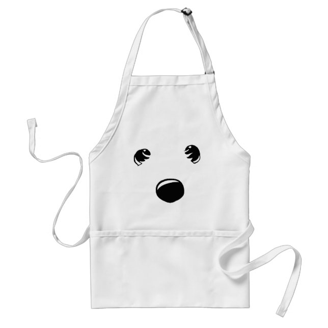 Avental Westie Terrier Face Apron (Frente)