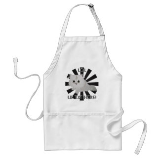 Avental White Kitten Apron