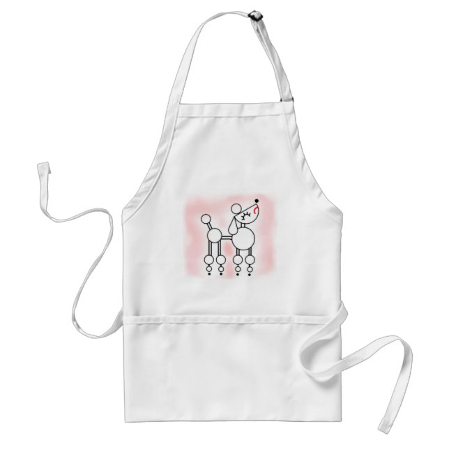 Avental White Toy Poodle Apron (Frente)