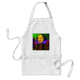 Avental William Shakespeare Pop Art