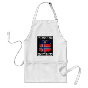 Avental Wisconsin Norueguês Americano