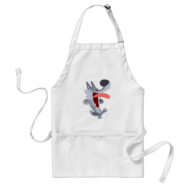 Avental Wolf Apron, um cartoon para dança (Frente)