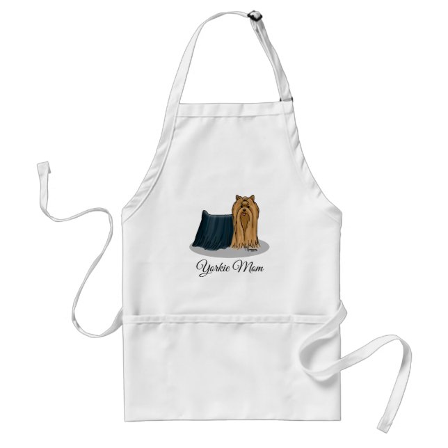 Avental Yorkie Mãe (Yorkshire Terrier Mãe) (Frente)