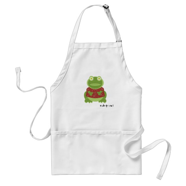 Avental yuletoad na cozinha (Frente)