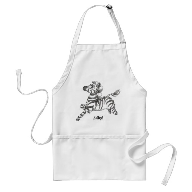 Avental Zebra Apron (Frente)