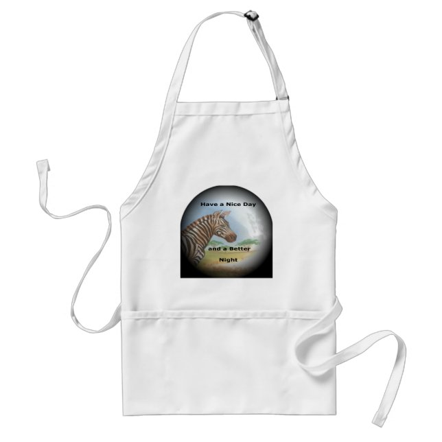 Avental Zebra Portrait, Amboseli: O Espírito da Savana (Frente)