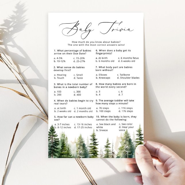 Aventura aguarda o jogo da trivia do bebê da flore (Criador carregado)