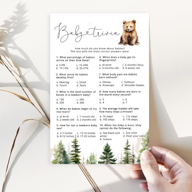 Aventura aguarda o jogo da trivialidade do bebê ur (Criador carregado)