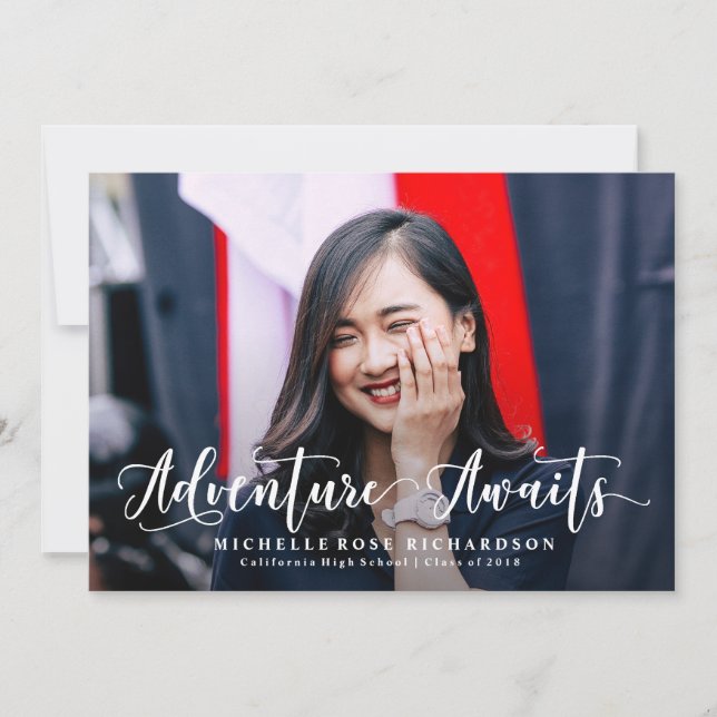 Aventura Chic Espera | Anúncio de Formatura (Frente)