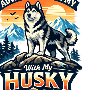 Aventura Com Meu Boné de Amante de Husky