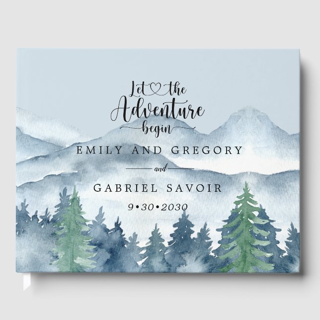 Aventura Começa Livro de Convidados sobre Casament (Frente)