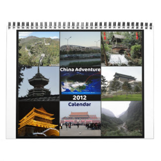 Aventura da panda de China - calendário 2012